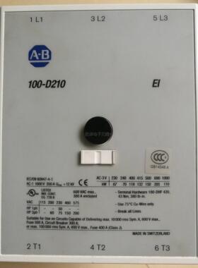 A-B接触器100-D210ED00 100-D210ED11 100-D210 质保一年议价
