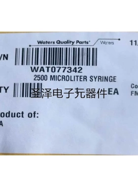 Waters 2500注射器 MIC 货号 wAt07342 L议价