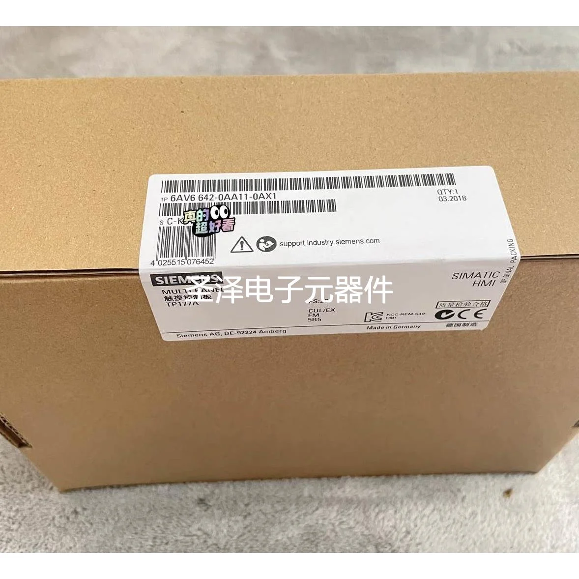 6AV6642-0AA11-0AX1西门子原装触摸屏TP177A 6AV6642-0AA11-0AX1