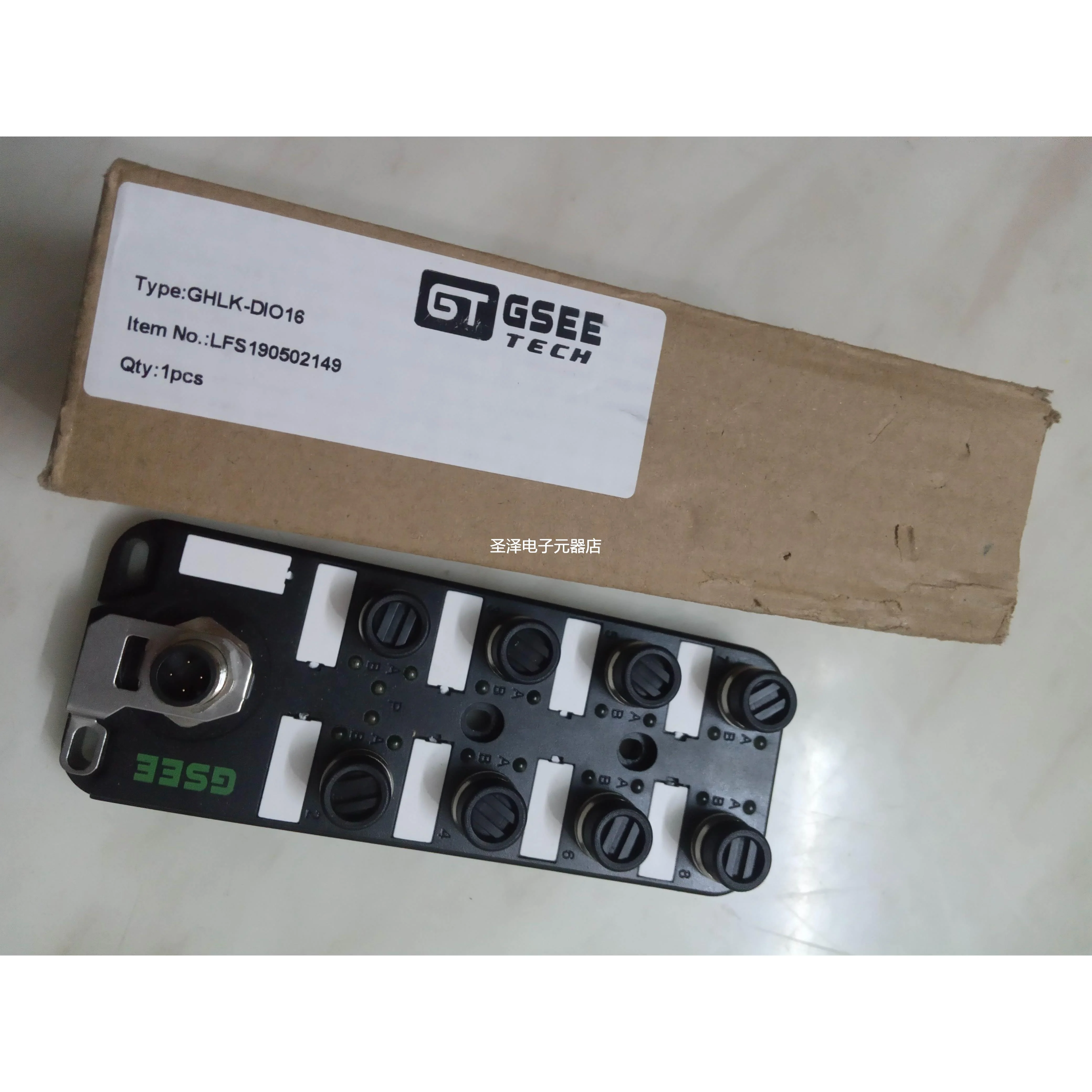 实价GE GSEE吉诺JB6M12-4P-J分线器 集线模块插座GHLK-DIO16现货