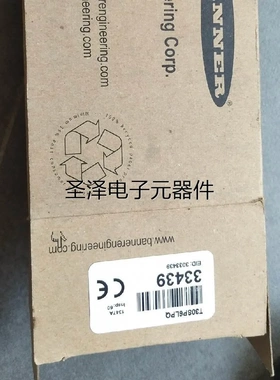 全新美国进口邦纳BANNER光电开关33439 T30SP6LPQ原装正品现货议