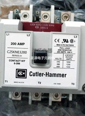 Cutler-Hammer C25KNE3200 C825KNE3200 200AMP 110-120VAC议价