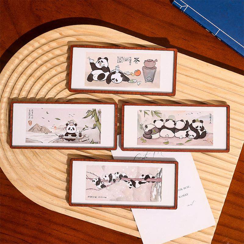 熊猫木质相框冰箱贴创意卡通可爱冰箱磁贴成都旅游纪念品小礼物,节庆用品/礼品,文化创意冰箱贴,淘宝优惠券,粉丝福利购,淘宝优惠卷