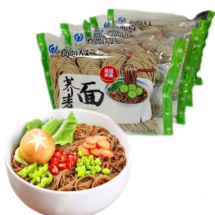 食尚达人荞麦面农家制作半熟加工食品速湿米线食桥面荞麦面条新鲜