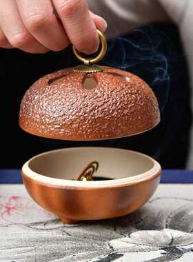 陶瓷茶道禅意室内家用摆件香炉