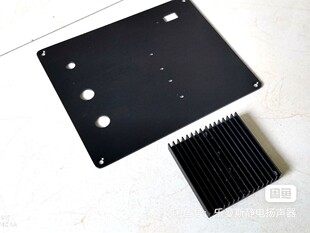 全新散热片＋铝板 TDA1521×2 并联BTL功放板专用
