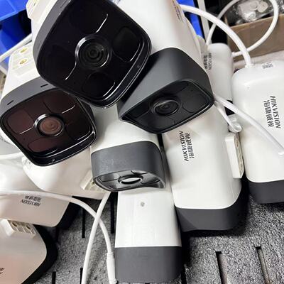 二手海康威视POE摄像头网络高清家用监控器户外枪机200万红外夜视