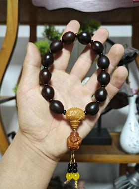 荷花莲子手串手链佛珠念珠车挂