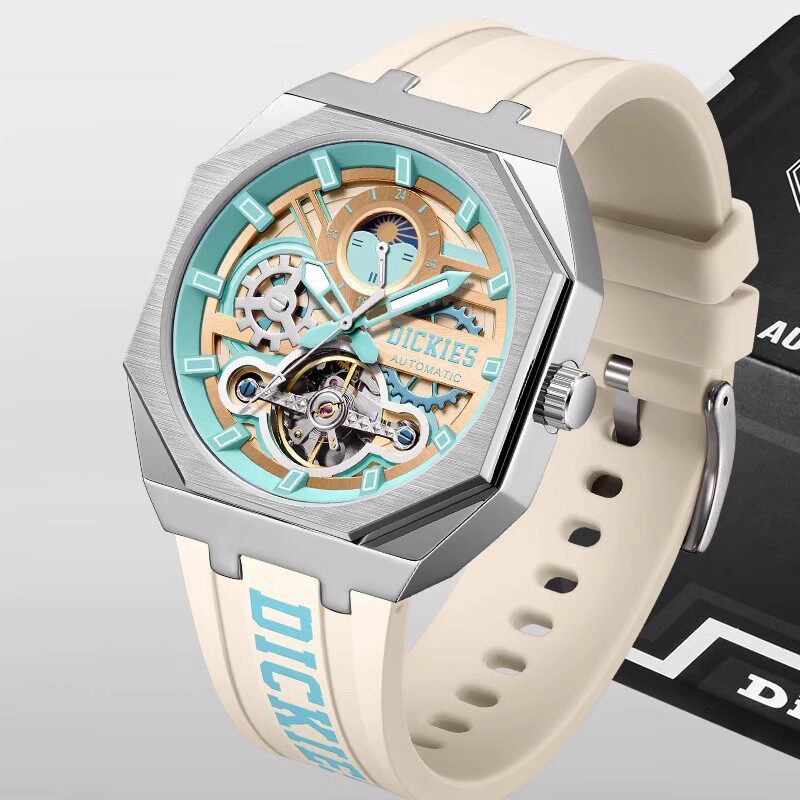 dickies全自动机械表学生初高中迪克斯运动防水男女款手表腕表