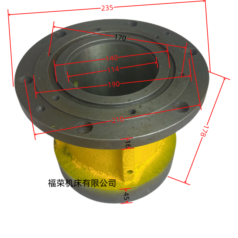 M7130H M7132 M7140平面磨床磨头主轴轴瓦轴承座支架杭州机床厂