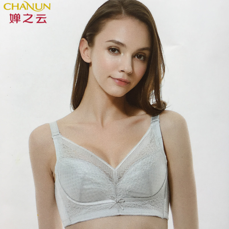 清仓 婵之云文胸超薄款内衣女超薄款显胸小无钢圈聚拢胸罩