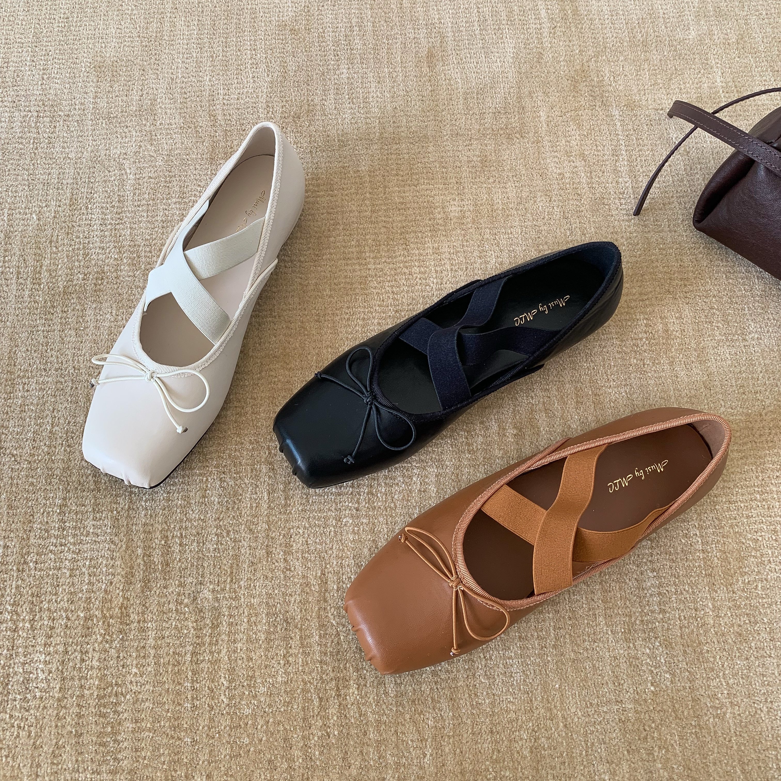 MUMU复古风方头交叉带芭蕾舞鞋女蝴蝶结内增高玛丽珍鞋浅口单鞋,女鞋,浅口单鞋,淘宝优惠券,粉丝福利购,淘宝优惠卷