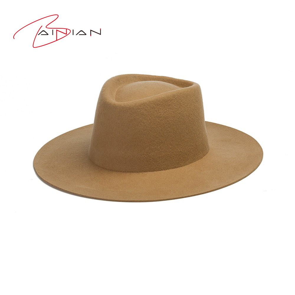 户外造型帽礼帽女士羊毛呢欧美