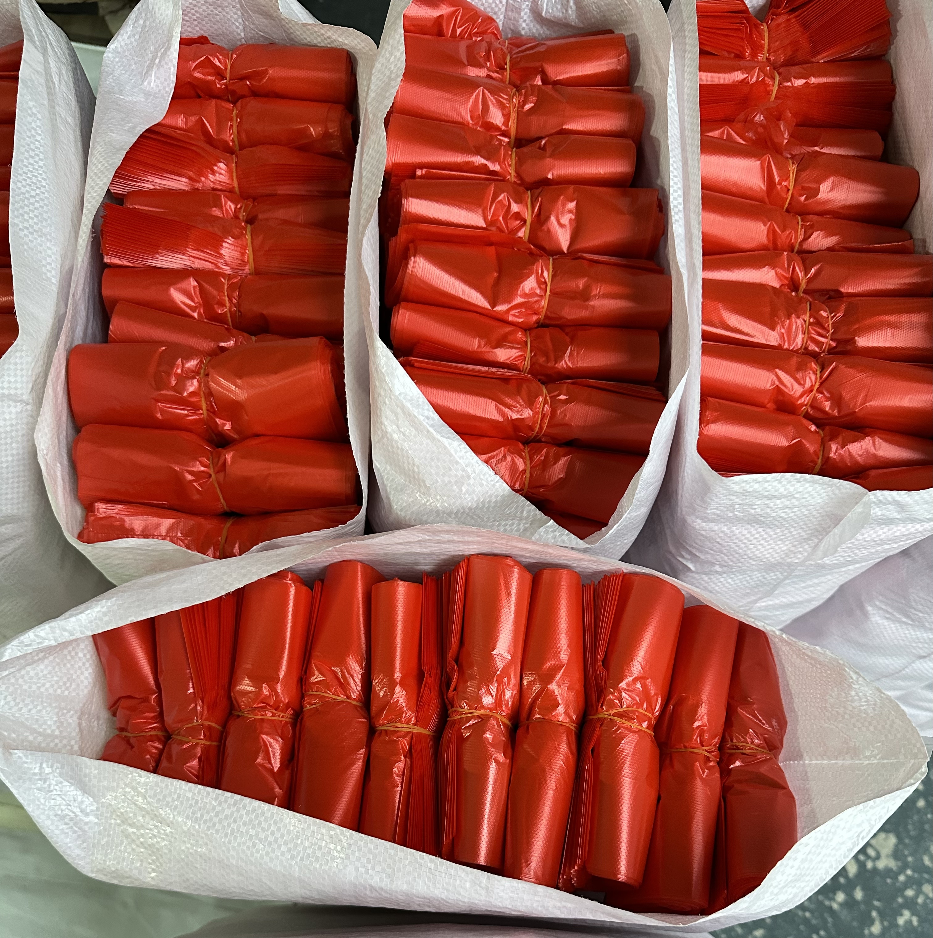 红色小塑料袋,小号袋子加厚一次性打包方便袋包装小物品背心袋