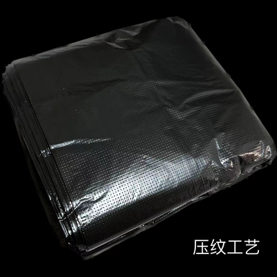 黑色塑料袋小号手提背心袋垃圾袋子方便袋商超家用批发胶袋151720