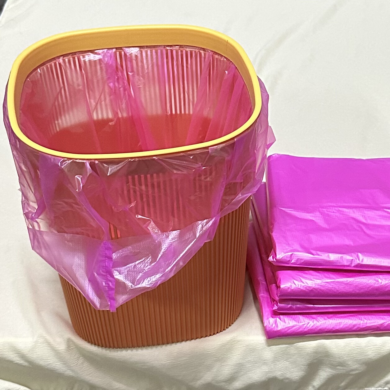 粉色袋子一次性塑料袋包装购物打包垃圾袋手提背心式方便袋粉红色
