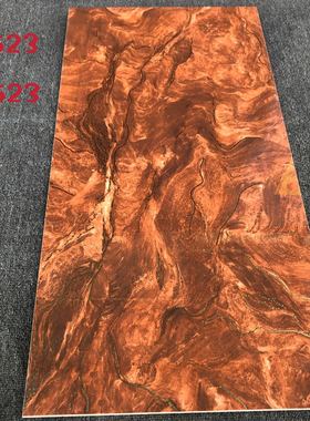 金丝釉红色门面砖400x800中板卫生间瓷砖K金大理石墙砖薄板外墙砖