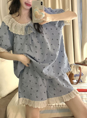 睡衣女夏季纯棉短袖2026年新款