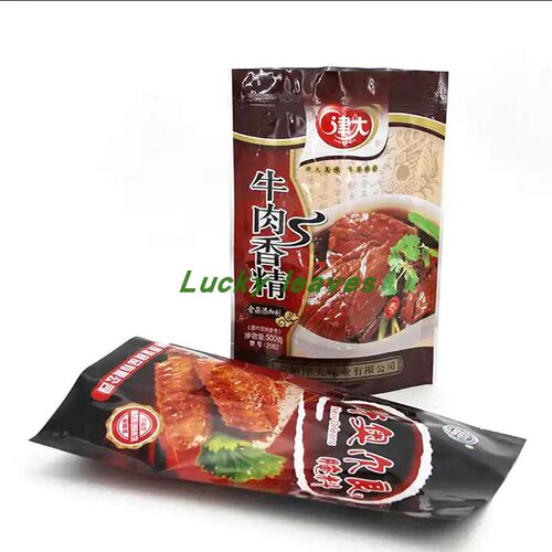 定制香精塑料站立自封袋