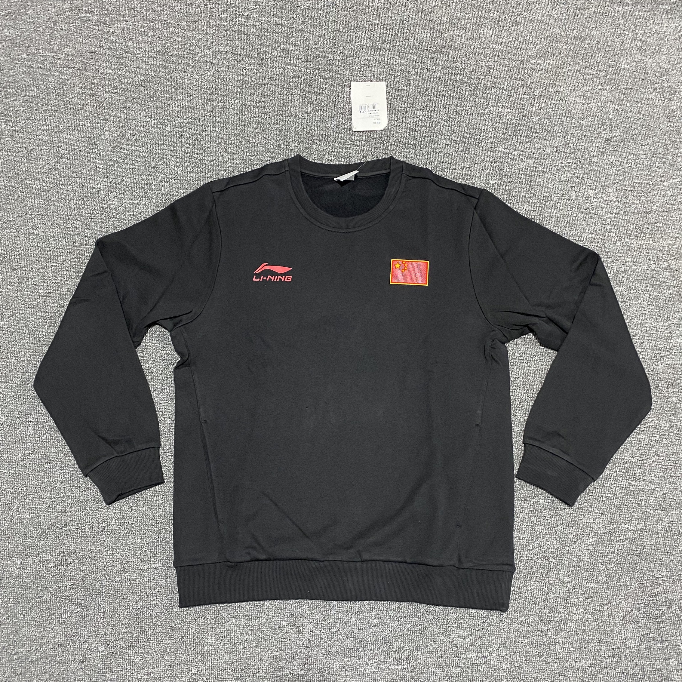 李宁篮球女圆领赞助卫衣