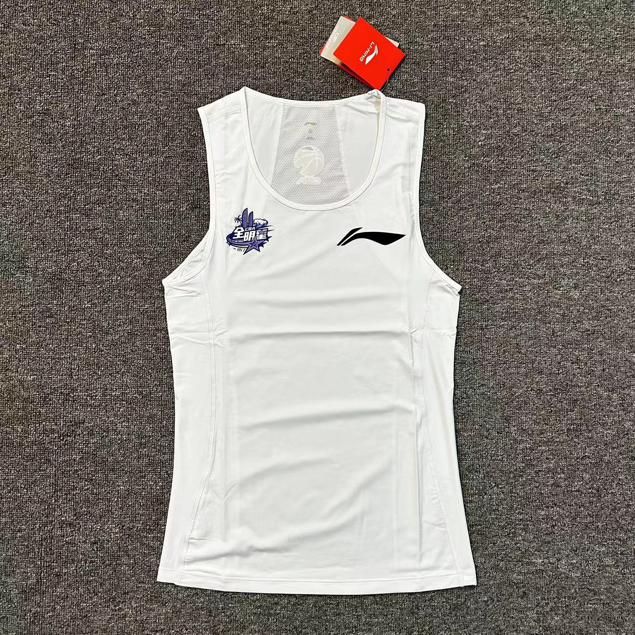 李宁无袖男全明星赛紧身背心