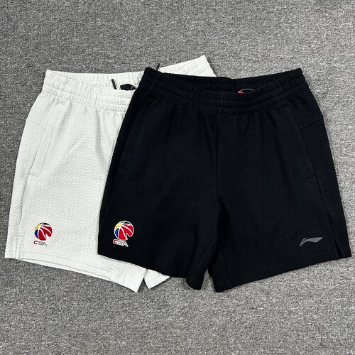 李宁赞助CBA联赛球员版篮球休闲速干亲肤运动短裤AKSV833