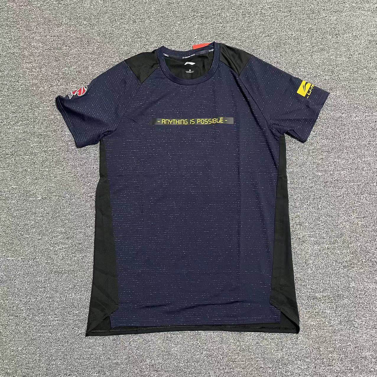 李宁短袖男子速干短袖赞助