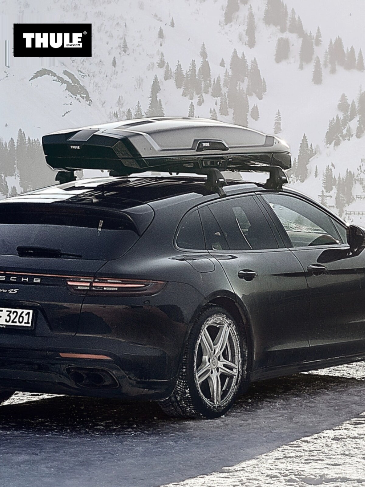 THULE拓乐瑞典 Vector 新款大容量车载储物箱 车顶箱车顶行李箱