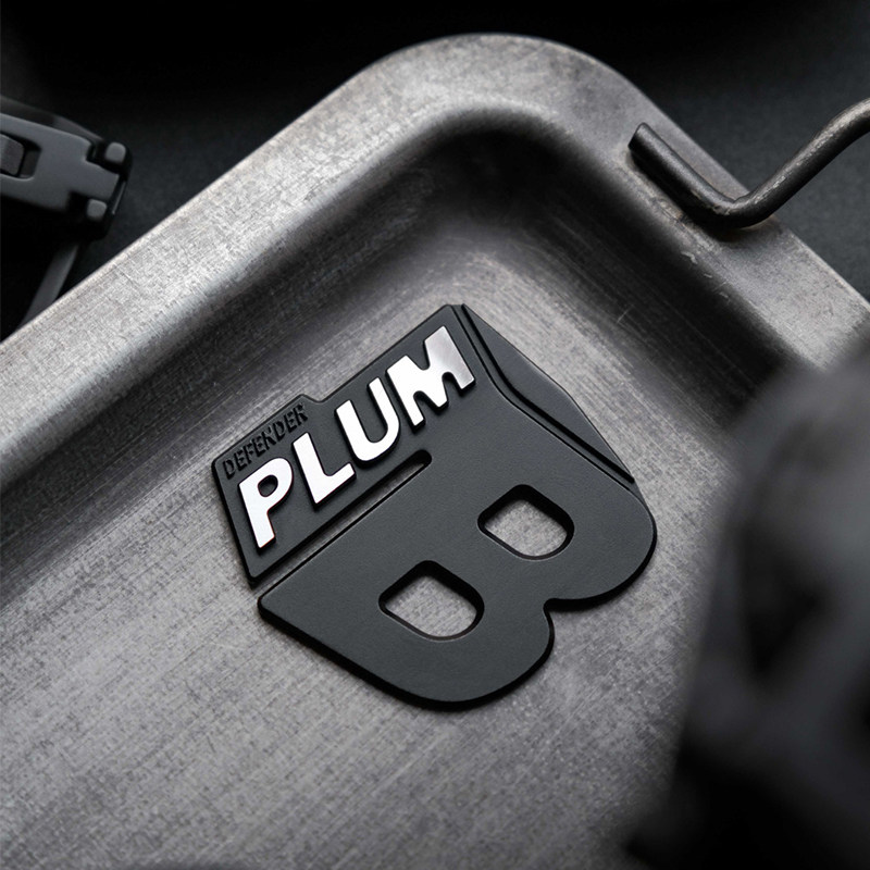 PLUMB创意个性3D立体金属徽章遮挡车身车窗划痕刮痕2024新款车贴