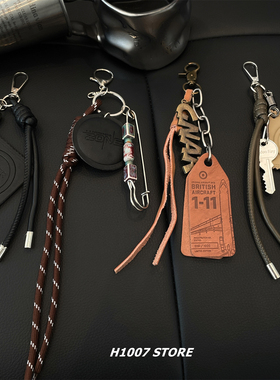 新款美式嘻哈风男裤链女小众设计腰链牛仔裤工装裤挂链钥匙链包挂