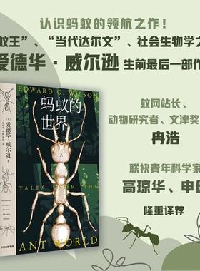 蚂蚁的世界 爱德华威尔逊著 赠炫酷印银蚂蚁卡片 冉浩 刘华杰 苗德岁 水哥王昱珩力荐 蚂蚁探险之旅 中信正版
