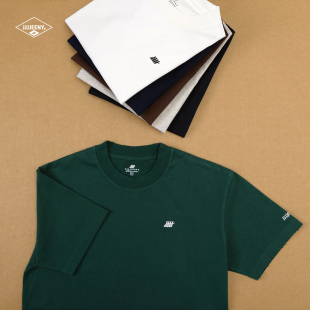 宽松t恤打底体恤衫 重磅260g男士 圆领短袖 街头潮流水洗全棉磨破款