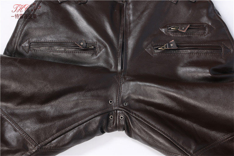 Pantalon cuir homme pantalons fuselés - Ref 1492675 Image 5