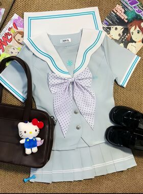 川町香【薄荷少女】薄荷显白正品JK正统水手服原创日系学院风套装