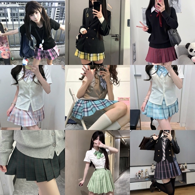 【清仓福利合集】川町香JK格裙清仓合集正版百褶裙女学院风半身裙