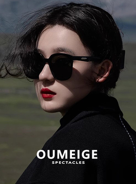 可配近视 GM墨镜女2026新款高级感偏光防紫外线太阳镜男大脸显瘦