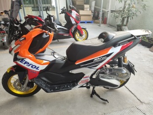 适用本田ADV160 摩托车改装专用 整车外壳全套拉花色板烤漆板件