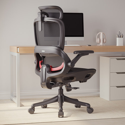 西昊B100Pro黑色不带脚踏人体工学椅电脑椅家用办公椅久坐舒适椅