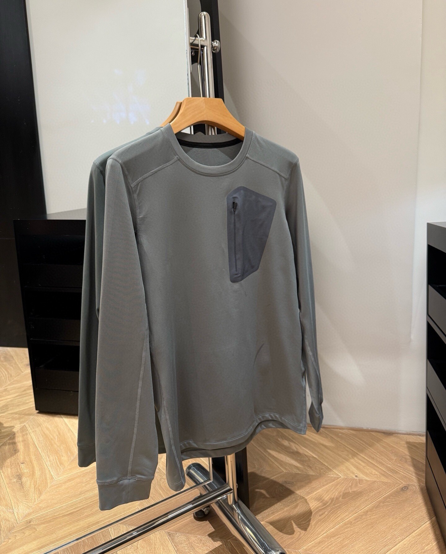 鸟时尚轻量卫衣男女休闲上衣长袖T恤刺绣圆领排湿吸汗半拉链拉绒