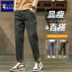 男秋冬款 潮流男裤 时尚 子微锥直筒修身 百搭学生裤 啄木鸟九分牛仔裤