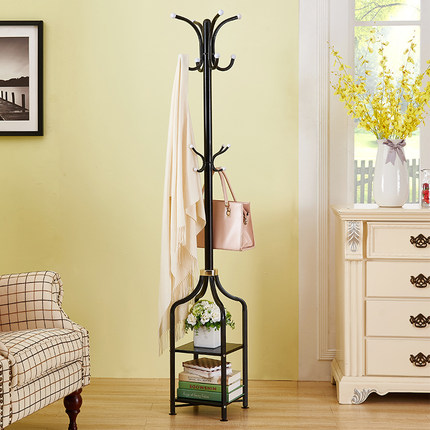 衣帽架落地衣架落地卧室挂衣架简约现代室内挂衣服架子