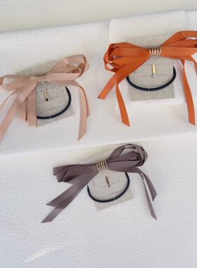 日本KAZA发饰多层蝴蝶结造型发叉配皮筋发扣多用途可爱女生