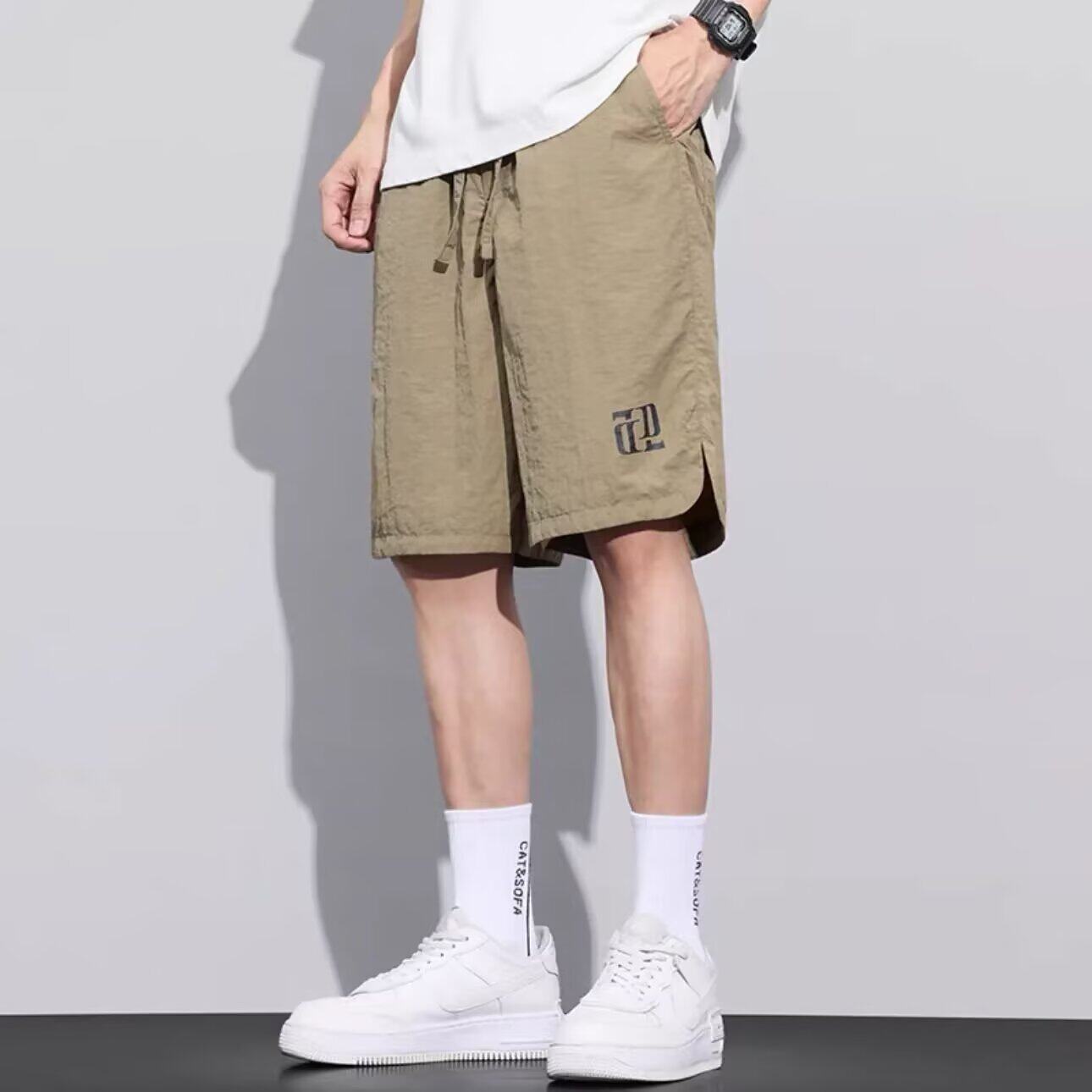 2026新款夏季男士短裤透气宽松青少年百搭男款速干休闲五分裤潮流