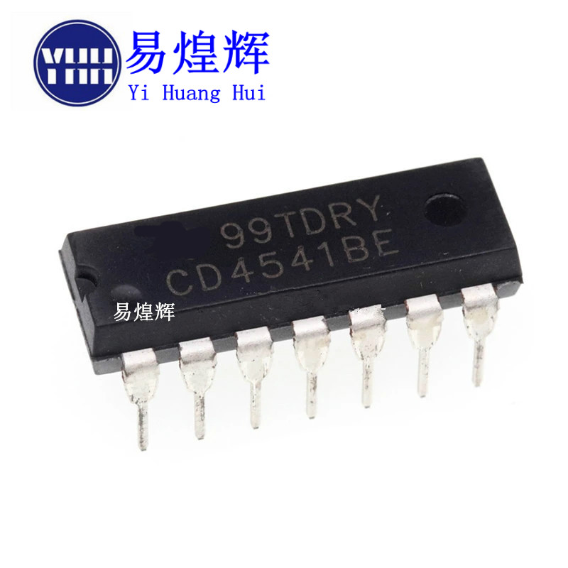国产/进口 CD4541 CD4541BE DIP14 直插 可编程序振荡/计时器