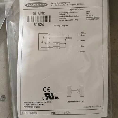 议价光电传感器QS18VP6RQS18VP6QS18VN6