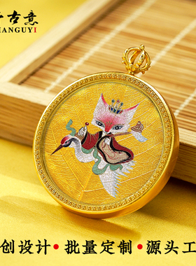 千古意通用黄铜唐卡画盒