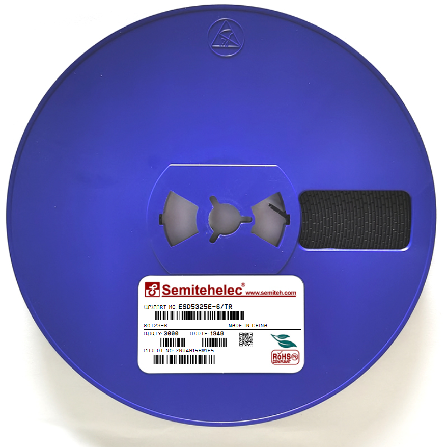 ESD5325E-6/TR SOT23-6 全新原装正品现货ESD/TVS静电保护二极管