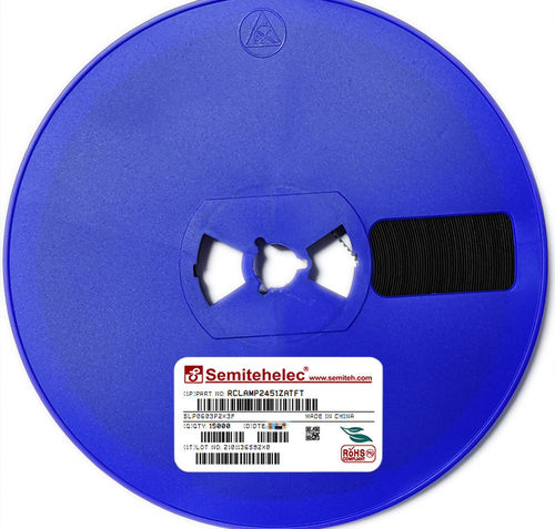 RCLAMP2451ZATFT ESD静电保护二极管  SLP0603P2X3F SEMTECH