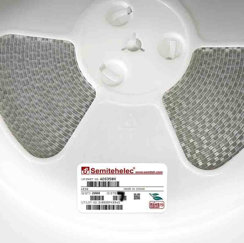 贴片气体放电管 1812 350V原装正品现货 4DS350H SMD4532 SEMITEH