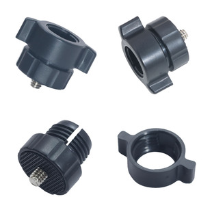 17mm球头转换1 4螺丝接口手机直播支架散热器转接头软管改口配件